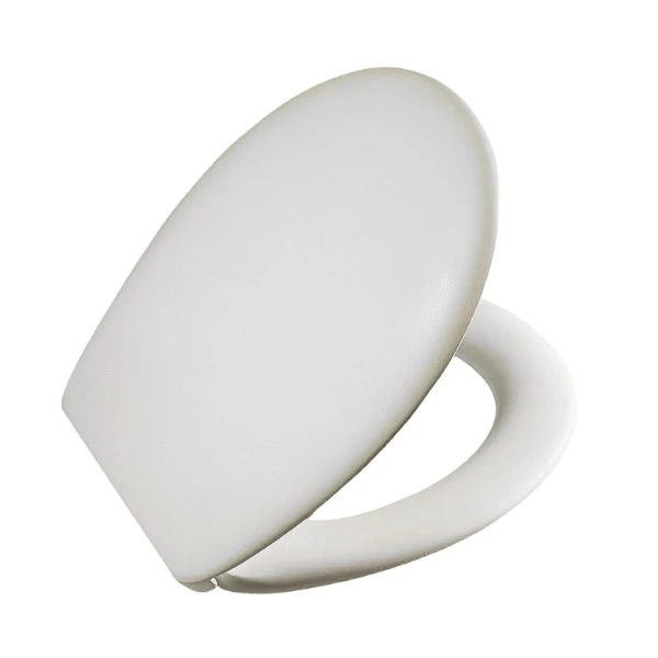 Asiento de inodoro modelo Reina en color blanco BR-01