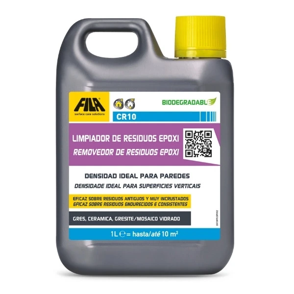 filacr10-1l-limpiador-residuos Filacr10 de Fila en formato 1 litro, limpiador para eliminar residuos difíciles y restos de obra