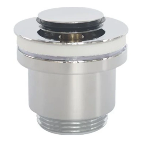 valvula-desague-lavabo-automatico-cromo Válvula de desagüe automática para lavabo en acabado cromo