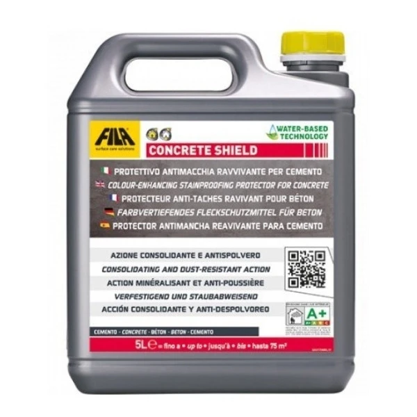filaconcrete-shield-5l Filaconcrete Shield de Fila en formato 5 L, protector reavivante para superficies de hormigón