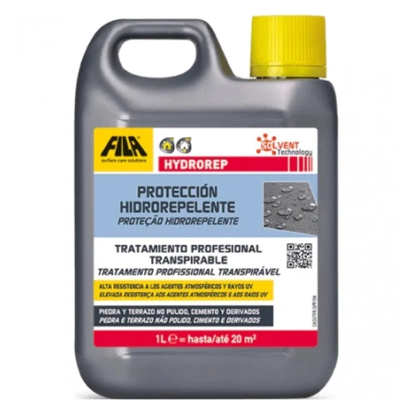 hydrorep-hidrofugo-antienvejecimiento Hydrorep de Fila, hidrofugo antienvejecimiento para proteger superficies exteriores
