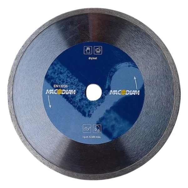 Disco cerámico básico MA61C de 115 mm y 230 mm para corte de azulejos y gres