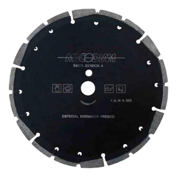 disco-laser-hormigon-especial-ma75fhe-300-350-mm Disco de corte MA75FHE para hormigón especial, fabricado con tecnología láser, en 300 mm y 350 mm