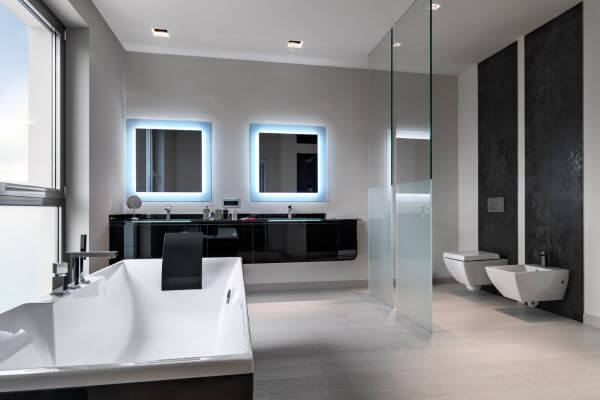 luces para baños modernos