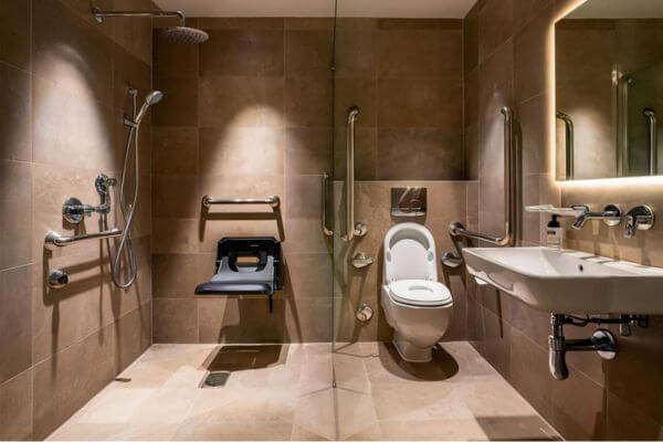 protección de esquinas en el baño