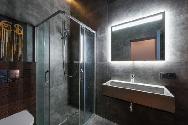 gres porcelánico para duchas de obra