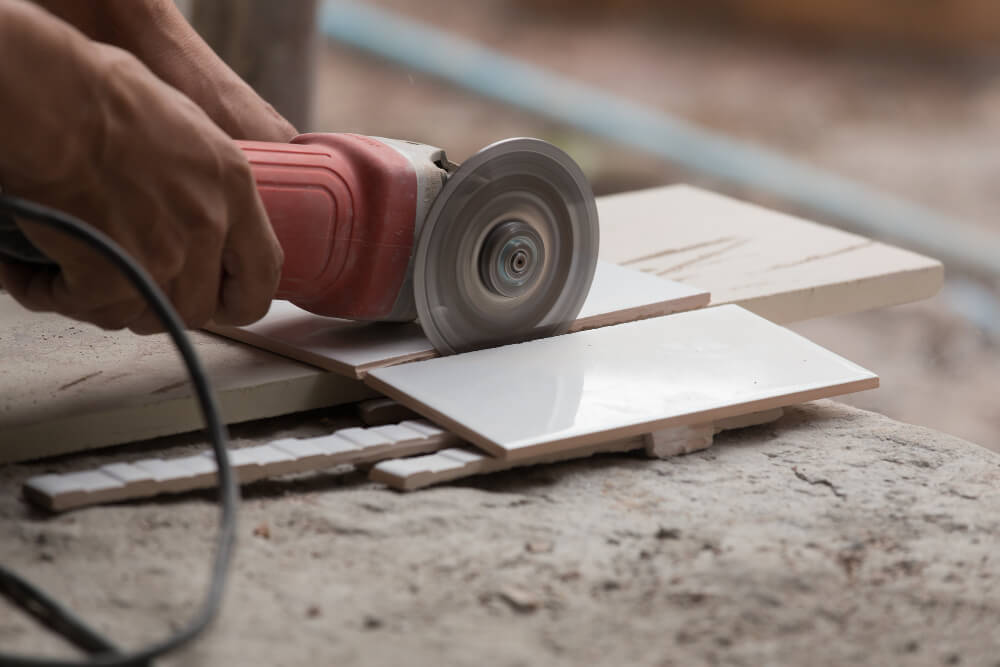 amoladora para cortar azulejos