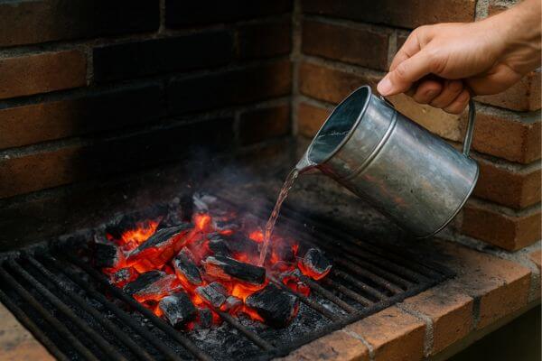 errores al limpiar una barbacoa
