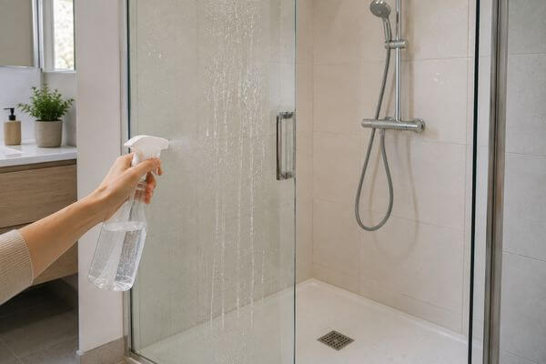 cómo limpiar la cal de la ducha